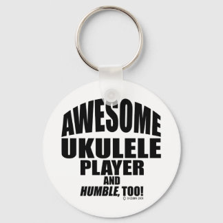 Awesome Ukulele Player Key Ring