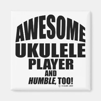 Awesome Ukulele Player Magnet
