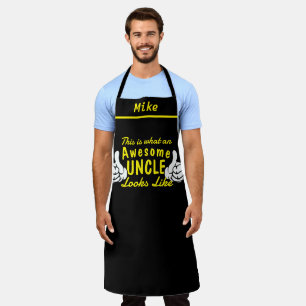Awesome Uncle Apron - Custom Name Personalized