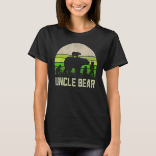 Awesome Uncle Bear Red Plaid Graphic Father Day Me T-Shirt