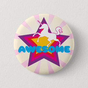 Awesome Unicorn Button