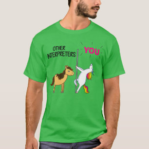 Awesome Unicorn Gift For Interpreter T-Shirt