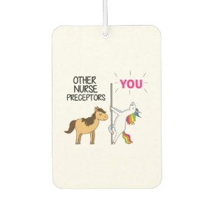 Awesome Unicorn Gift For Nurse Preceptor Car Air Freshener