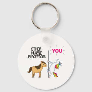 Awesome Unicorn Gift  For Nurse Preceptor   Key Ring