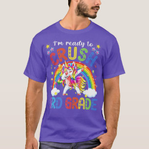 Awesome Unicorn Ready To Crush 3rd Grade Back to S T-Shirt