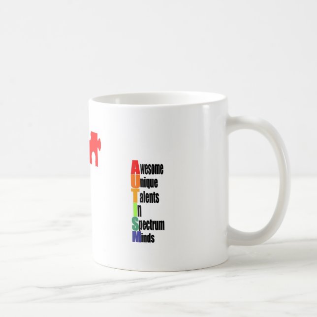 Awesome Unique Talents In Spectrum Minds Coffee Mug (Right)