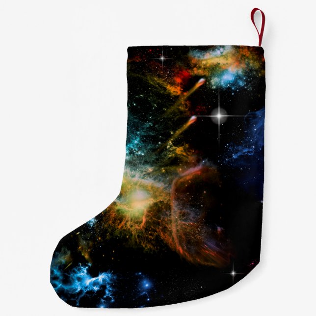 Awesome universe small christmas stocking (Back)