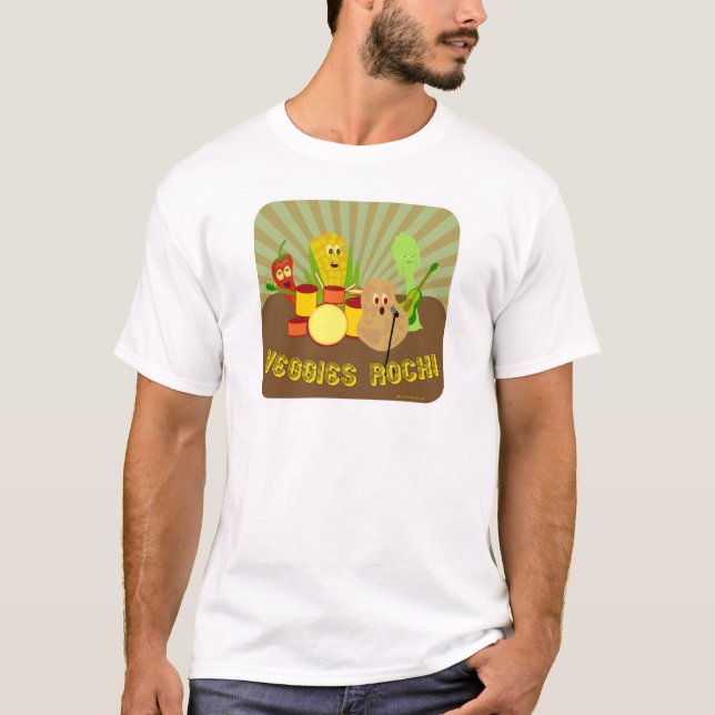 Awesome Veggie Band! T-Shirt (Front)