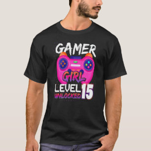 Awesome Video Games Controller Level 15 Unlocked G T-Shirt