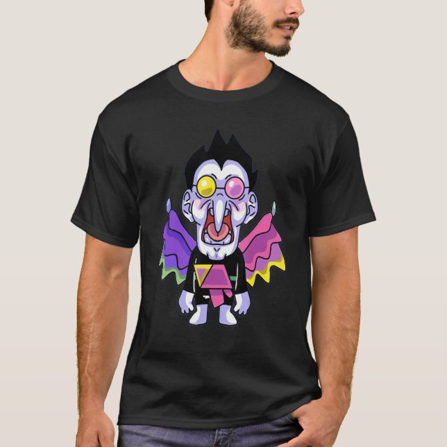 Awesome Videogames Playing Classic Arts Characters T-Shirt (Front)