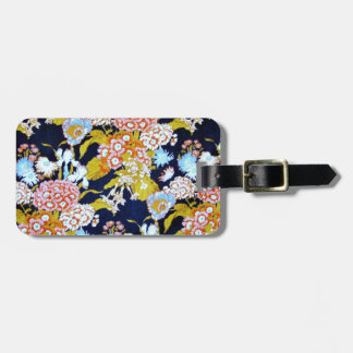 Awesome Vintage Flower Photo Design Luggage Tag