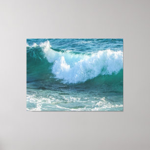 Awesome Wave sea shore nautical ocean Canvas Print