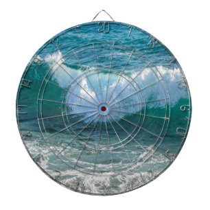 Awesome Wave sea shore nautical ocean nature Dartboard