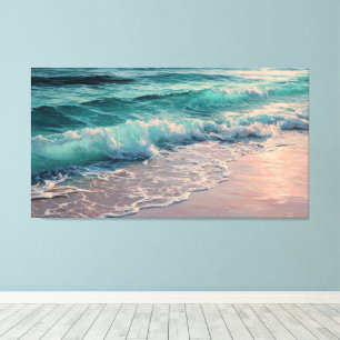 Awesome waves  canvas print