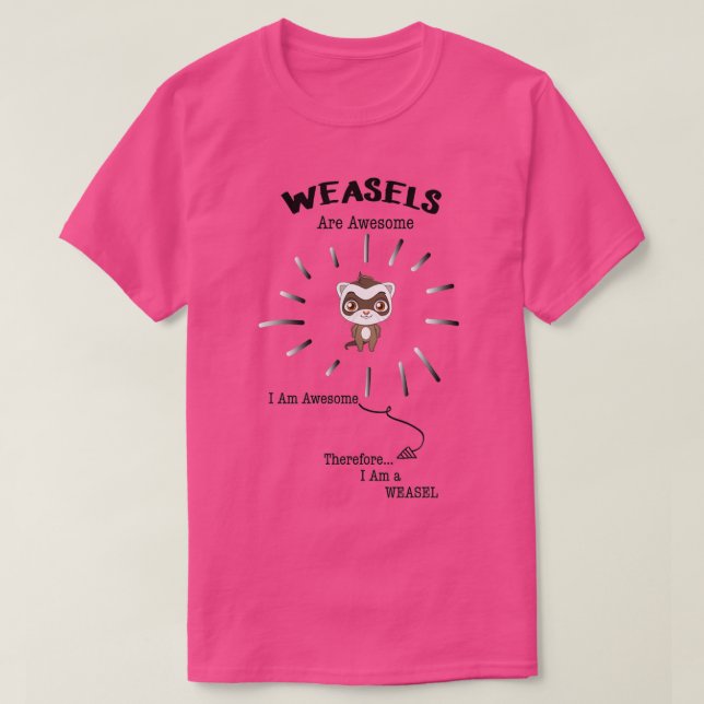 Awesome Weasel Lover Gift Essential TShirt  (Design Front)