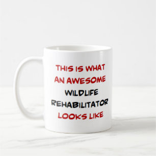 awesome wildlife rehabilitator coffee mug