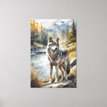 Awesome Wolf Somewhere in Beautiful Nature