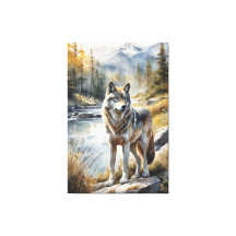 Awesome Wolf Somewhere in Beautiful Nature