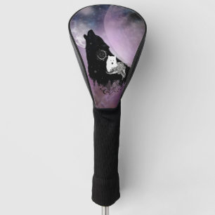 Awesome wolves golf head cover