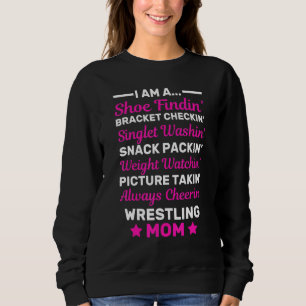 Awesome Women Wrestling Mum Mothers Day Wrestler Sweatshirt