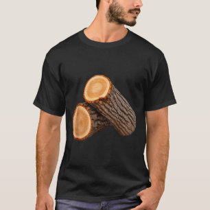 Awesome Wooden Log Costume For Adults And Kids T-Shirt