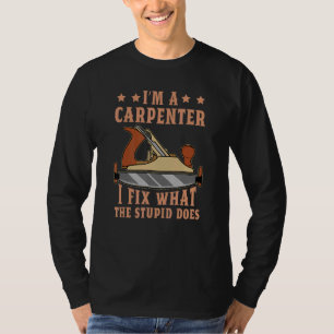 Awesome Woodworker Fun Carpenter Carpentry Tool Wo T-Shirt
