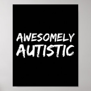 Awesomely Autistic For Boys Autism For Kids Poster
