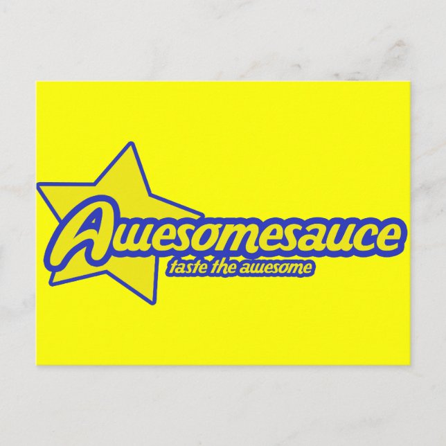 Awesomesauce Postcard (Front)