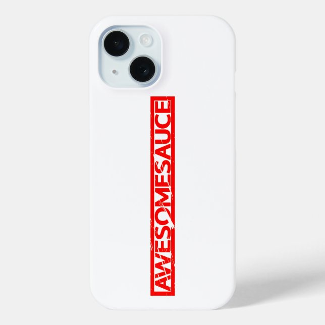 Awesomesauce Stamp Case-Mate iPhone Case (Back)