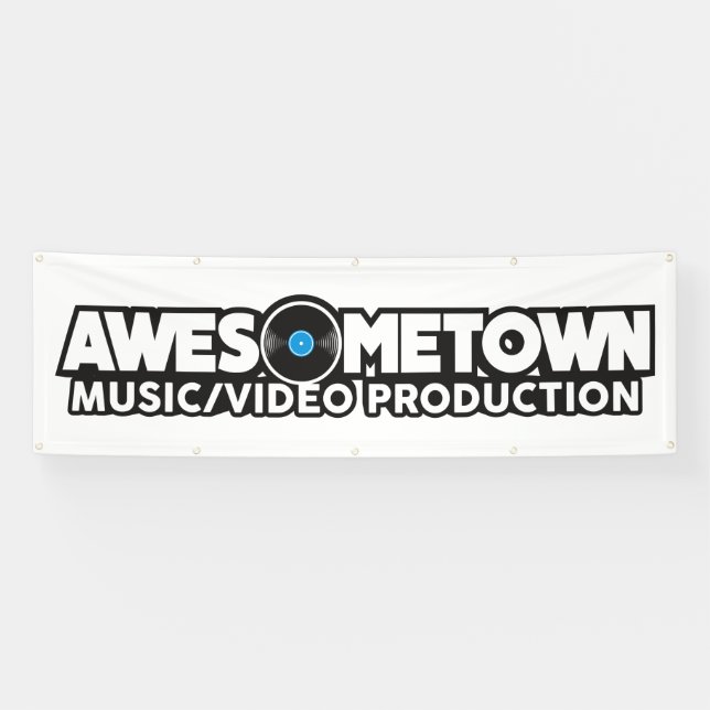 Awesometown Outdoor Banner w/ grommets (Horizontal)