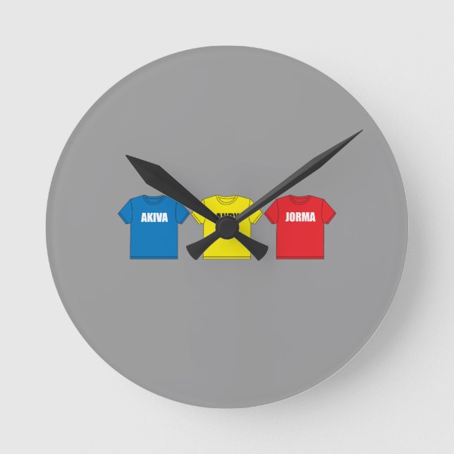 Awesometown Round Clock (Front)