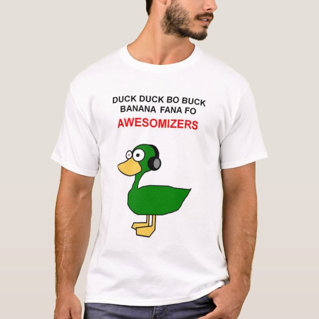 awesomizers duck T-Shirt (Front)