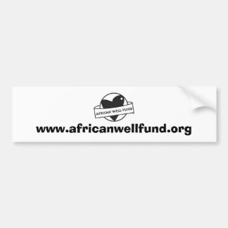 AWF bumpersticker Bumper Sticker