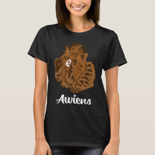 Awiens Cat Meme For Men Women Girls Kids T-Shirt