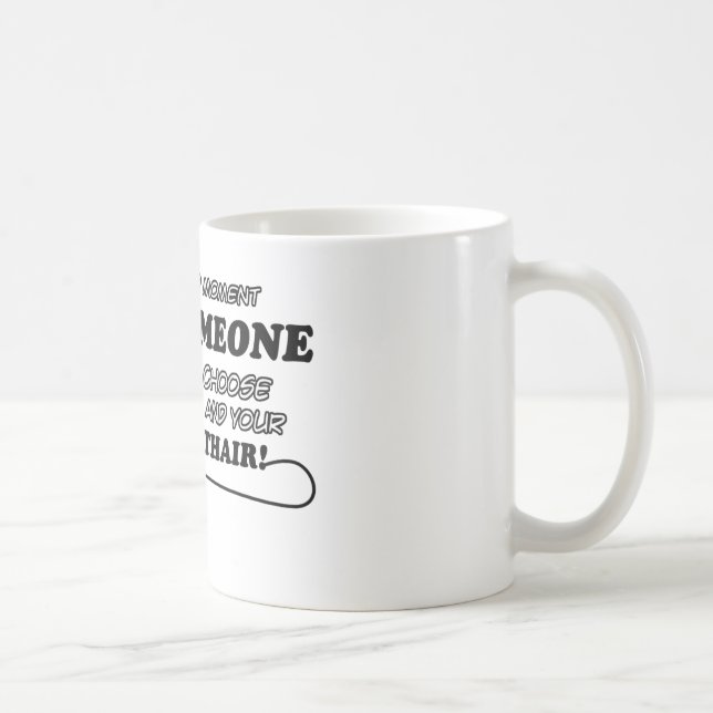 Awkward exotic shorthair designs coffee mug (Right)