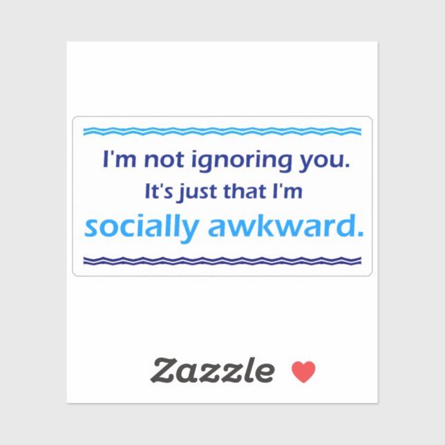 Awkward Ignoring You (Sheet)