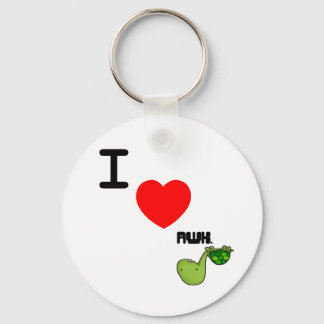 awkward turtle love key ring