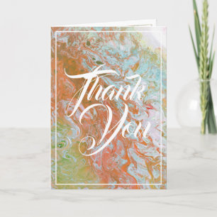 aWoF Pastel Thank You Card