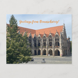 aWorld2Celebrate: Greetings from Braunschweig! Postcard