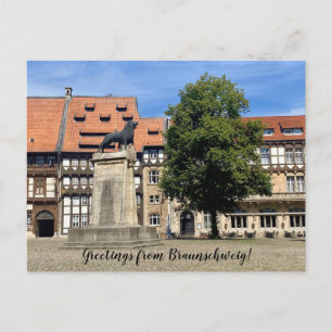 aWorld2Celebrate: Greetings from Braunschweig! Postcard