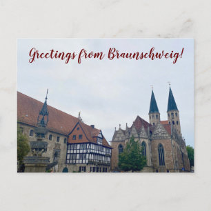 aWorld2Celebrate: Greetings from Braunschweig! Postcard