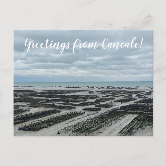 aWorld2Celebrate: Greetings from Cancale! Postcard (Front)