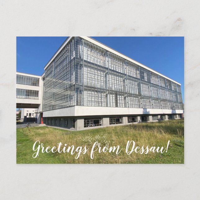 aWorld2Celebrate: Greetings from Dessau! Postcard (Front)