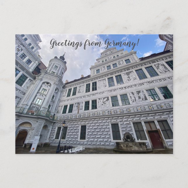 aWorld2Celebrate: Greetings from Germany! Postcard (Front)