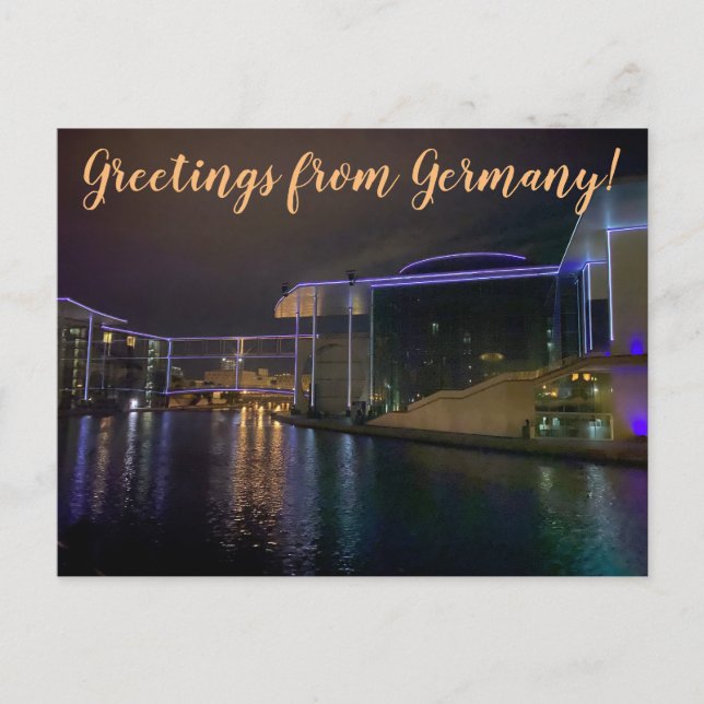 aWorld2Celebrate: Greetings from Germany! Postcard (Front)