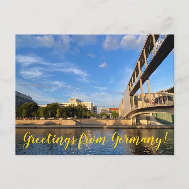 aWorld2Celebrate: Greetings from Germany! Postcard (Front)