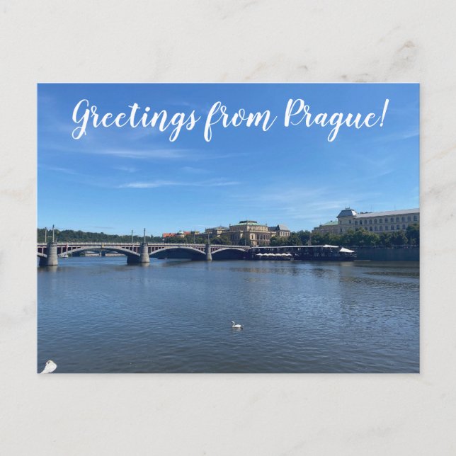 aWorld2Celebrate: Greetings from Prague! Postcard (Front)