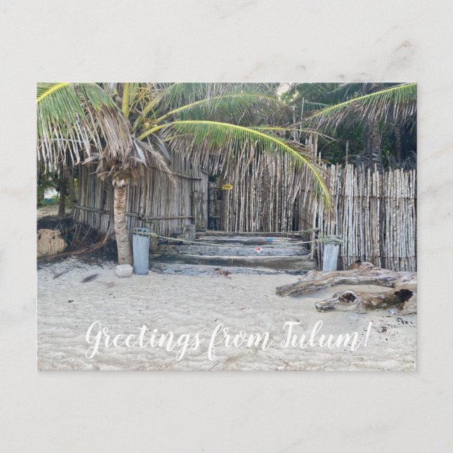 aWorld2Celebrate: Greetings from Tulum! Postcard (Front)