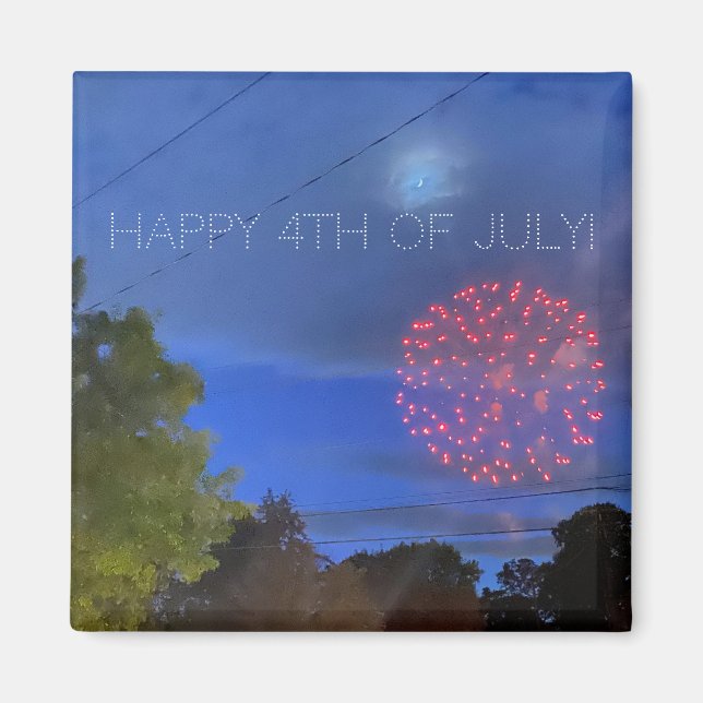 aWorld2Celebrate: HAPPY 4TH OF JULY! Magnet (Front)