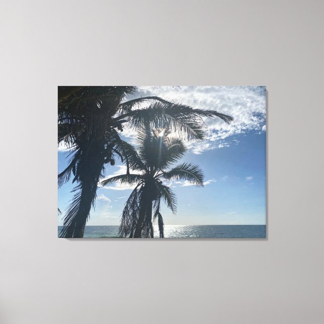 aWorld2Celebrate: Tulum Blues Canvas Print (Front)